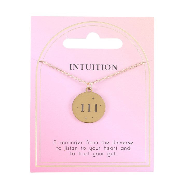 111 Angel Number Necklace – Manifest new beginnings and dream life energy