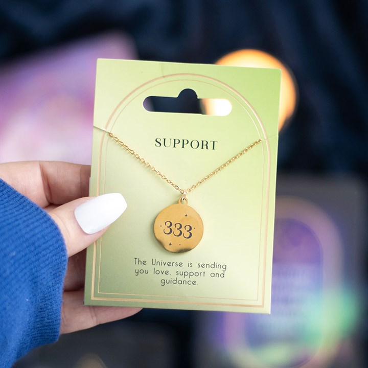 333 Angel Number Necklace – Manifest creative flow and high-vibe alignment


