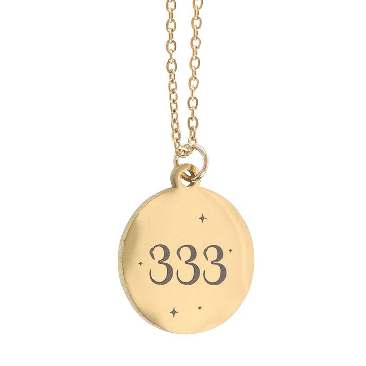 333 Angel Number Necklace – Manifest creative flow and high-vibe alignment

