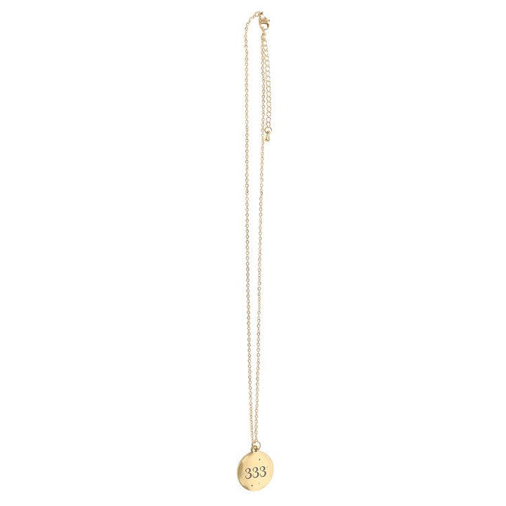 333 Angel Number Necklace – Manifest creative flow and high-vibe alignment

