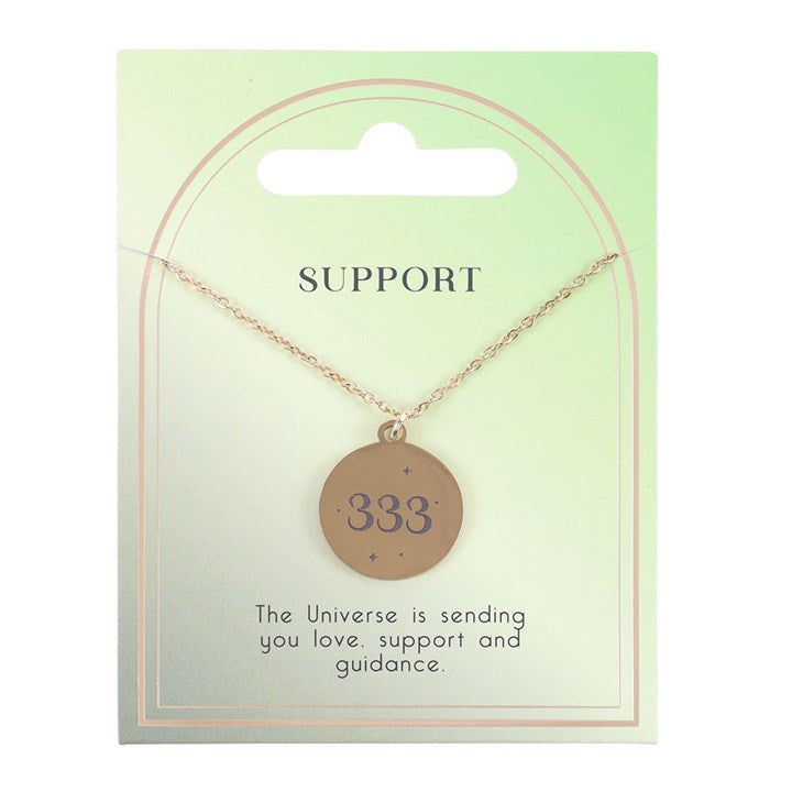 333 Angel Number Necklace – Manifest creative flow and high-vibe alignment


